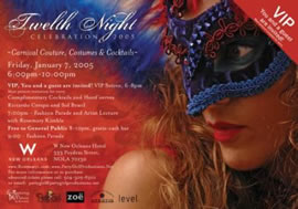 12th Night Celebration - January 7th, 2005