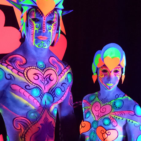 Body Painting Black Light Gallery Image