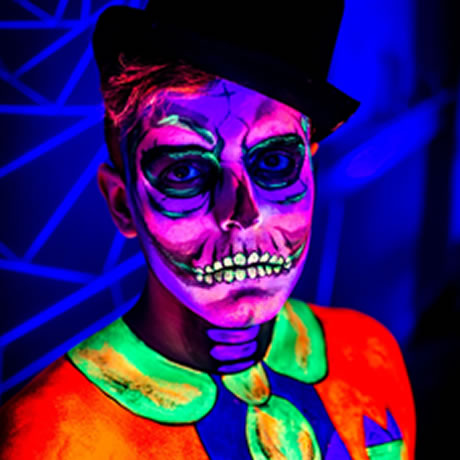 Body Painting Black Light Gallery Image