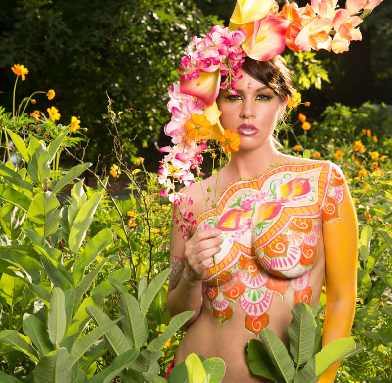 Private Body Painting with Photoshoot