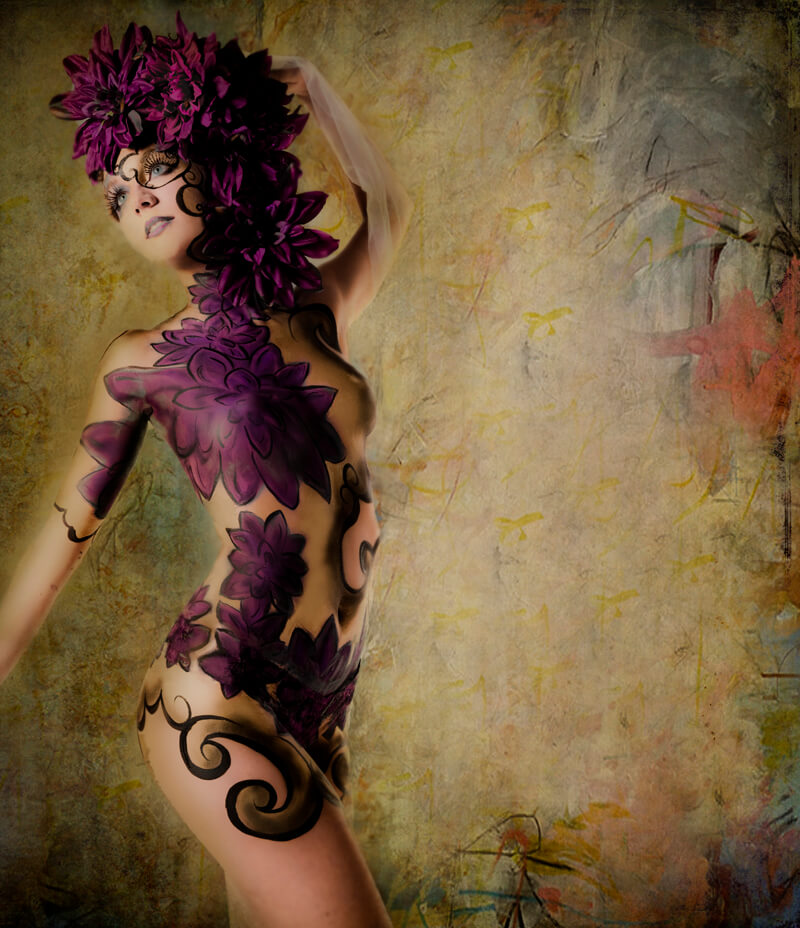 Floral Body Art