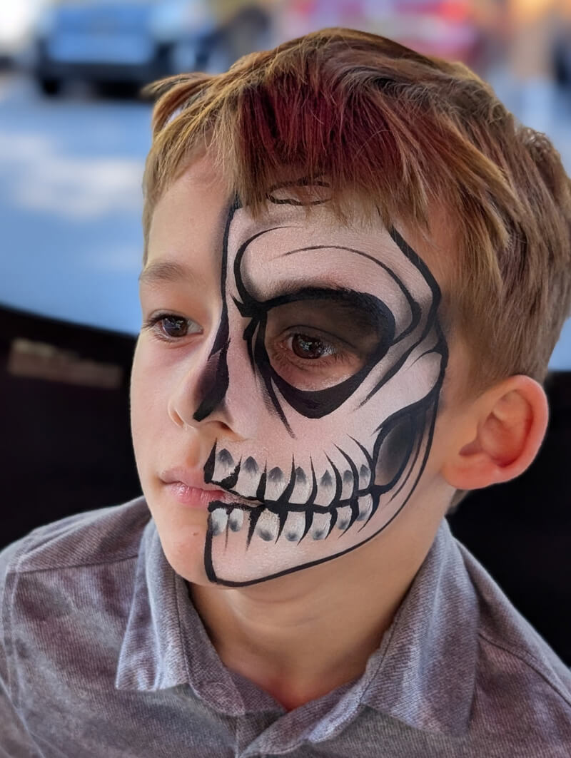 Skull Half Face